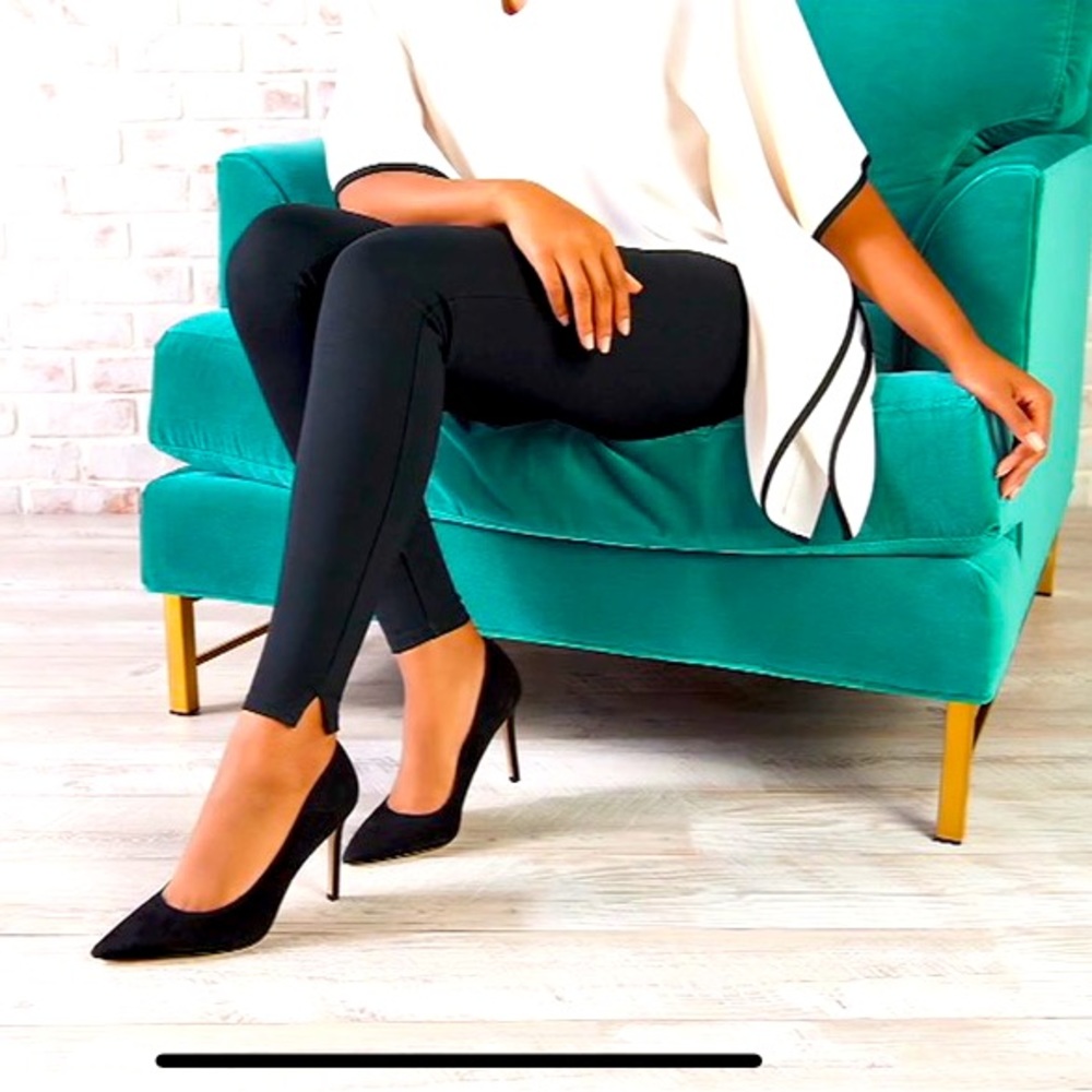 Spanx Ankle Length Ponte Hem Leggings